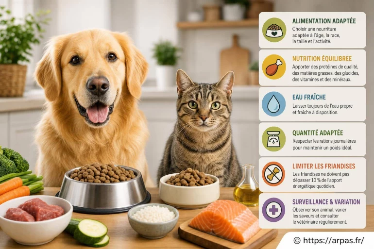 Comment bien nourrir son chien ou son chat pour garantir sa santé ?