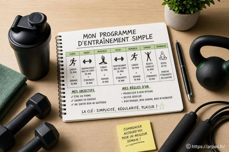 Créer un programme d’entraînement simple et efficace