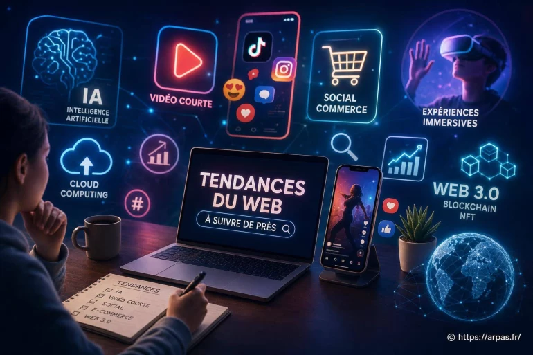 Les tendances du web à suivre de près pour rester à la page