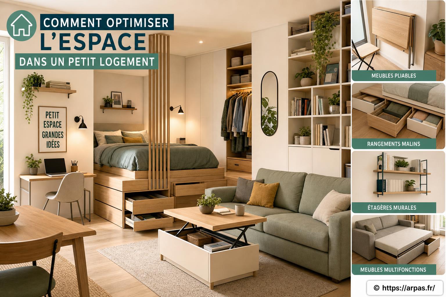 Comment optimiser l'espace dans un petit logement efficacement ?