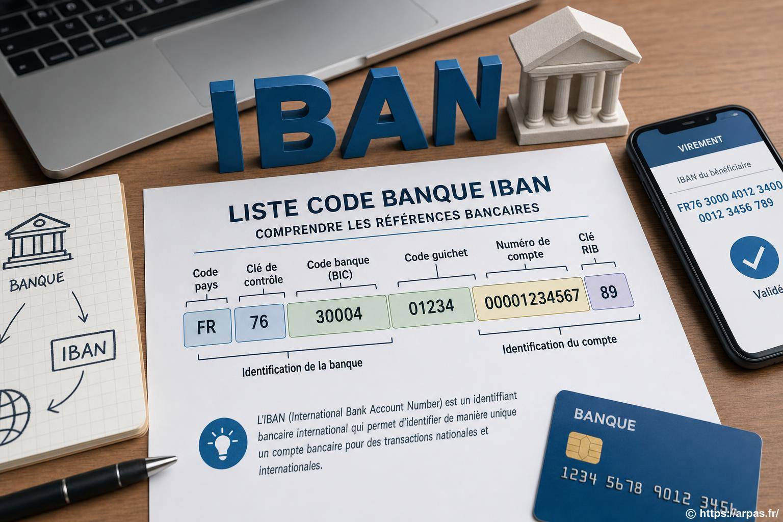 Lire un code banque